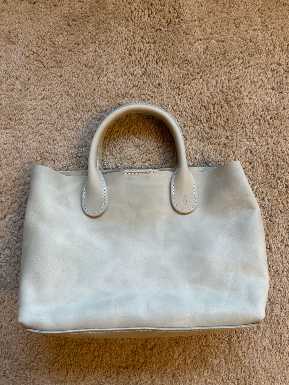 Portland Leather Goods Large Raindrop Tote - Beluga